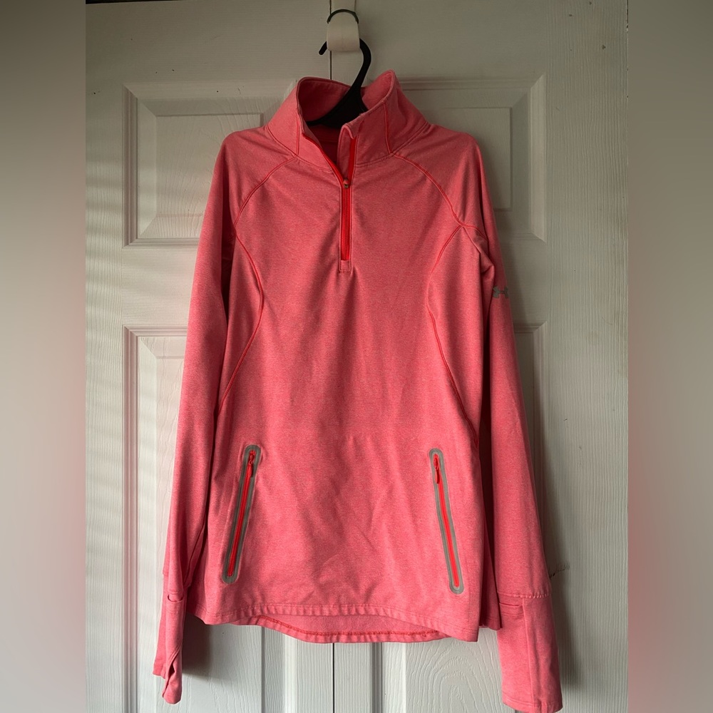 Under Armour shirt pink salmon size xsmall